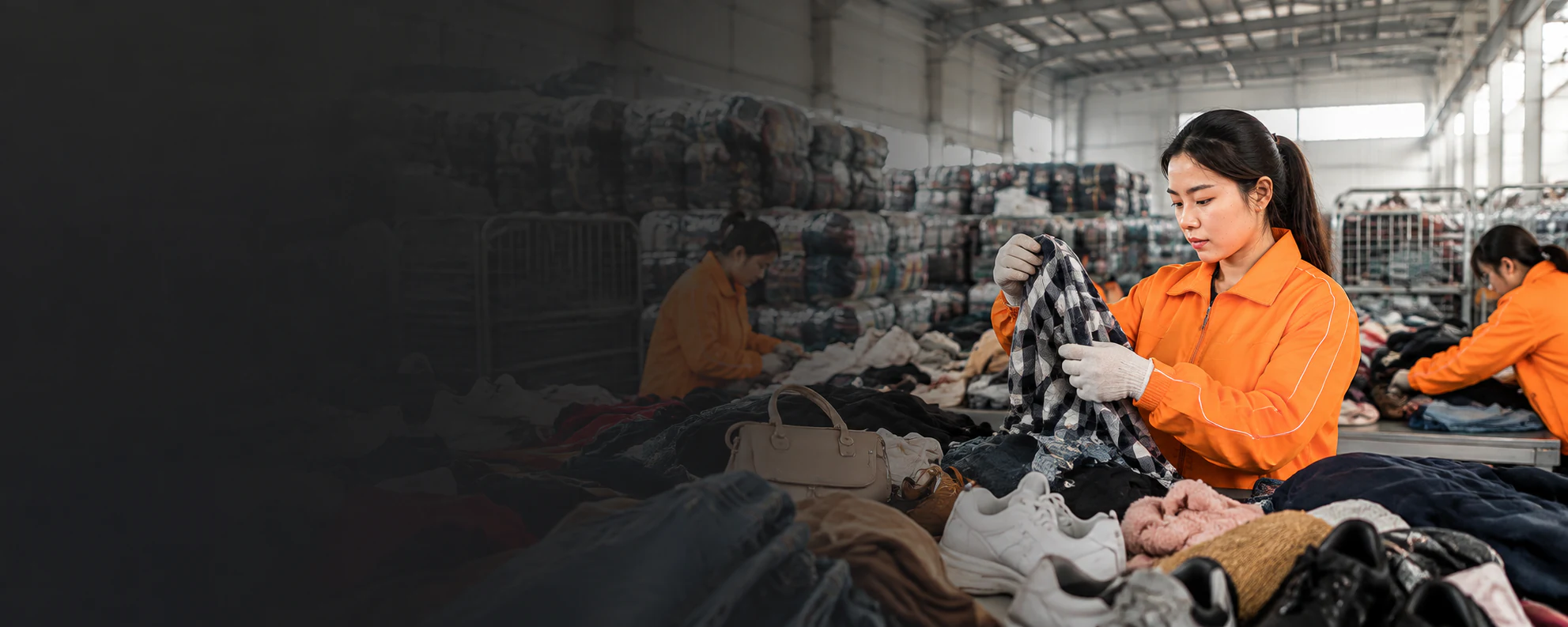 海森二手服装分类与产品供应