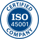 ISO 45001 认证章